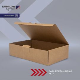 CAJA RECTANGULAR MARRON 32.5X20.5X8